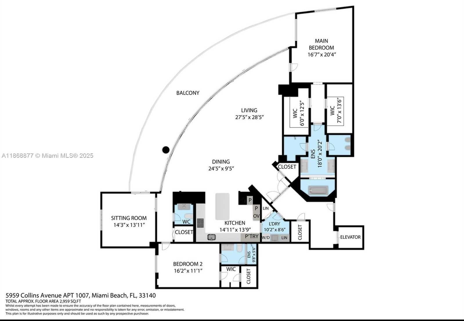 Small Image of 5959 COLLINS AVE #1007, Miami Beach Number 52