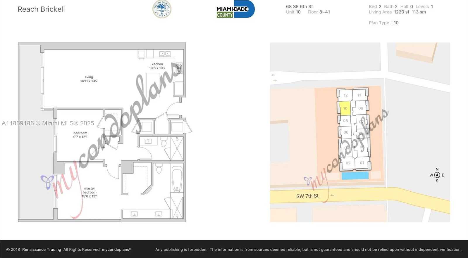 Small Image of 68 SOUTH EAST 6TH ST #2410, Miami Number 26