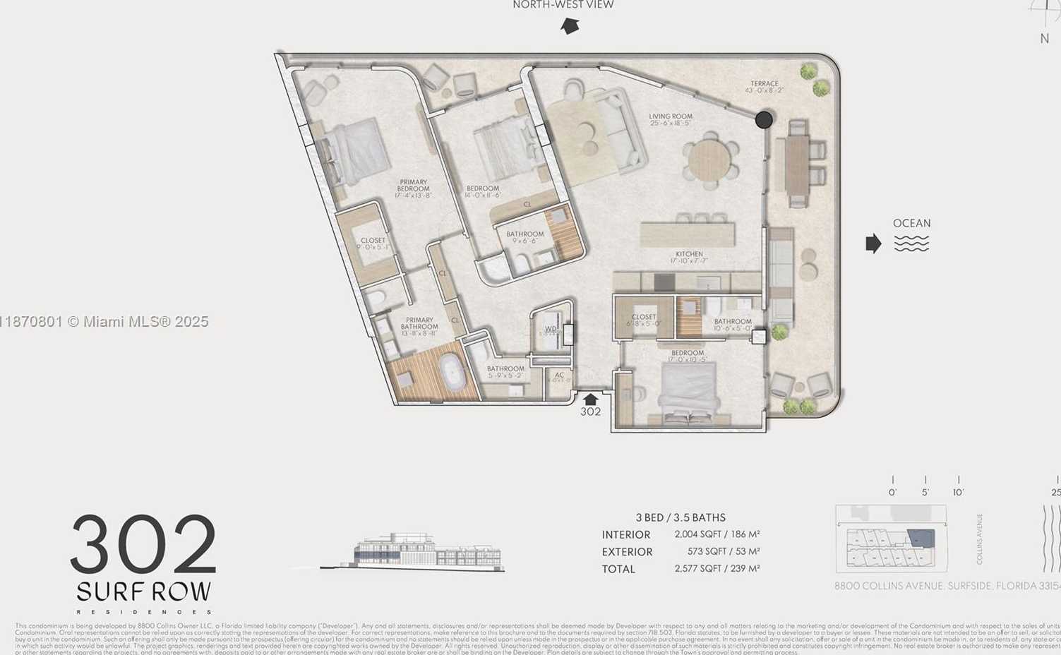 Small Image of 8800 COLLINS AVE #302, Surfside Number 13
