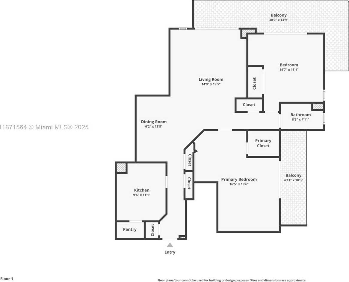 Small Image of 5757 COLLINS AVE #801, Miami Beach Number 2