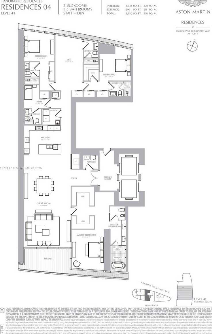 Small Image of 300 BISCAYNE BOULEVARD WAY #4104C, Miami Number 25