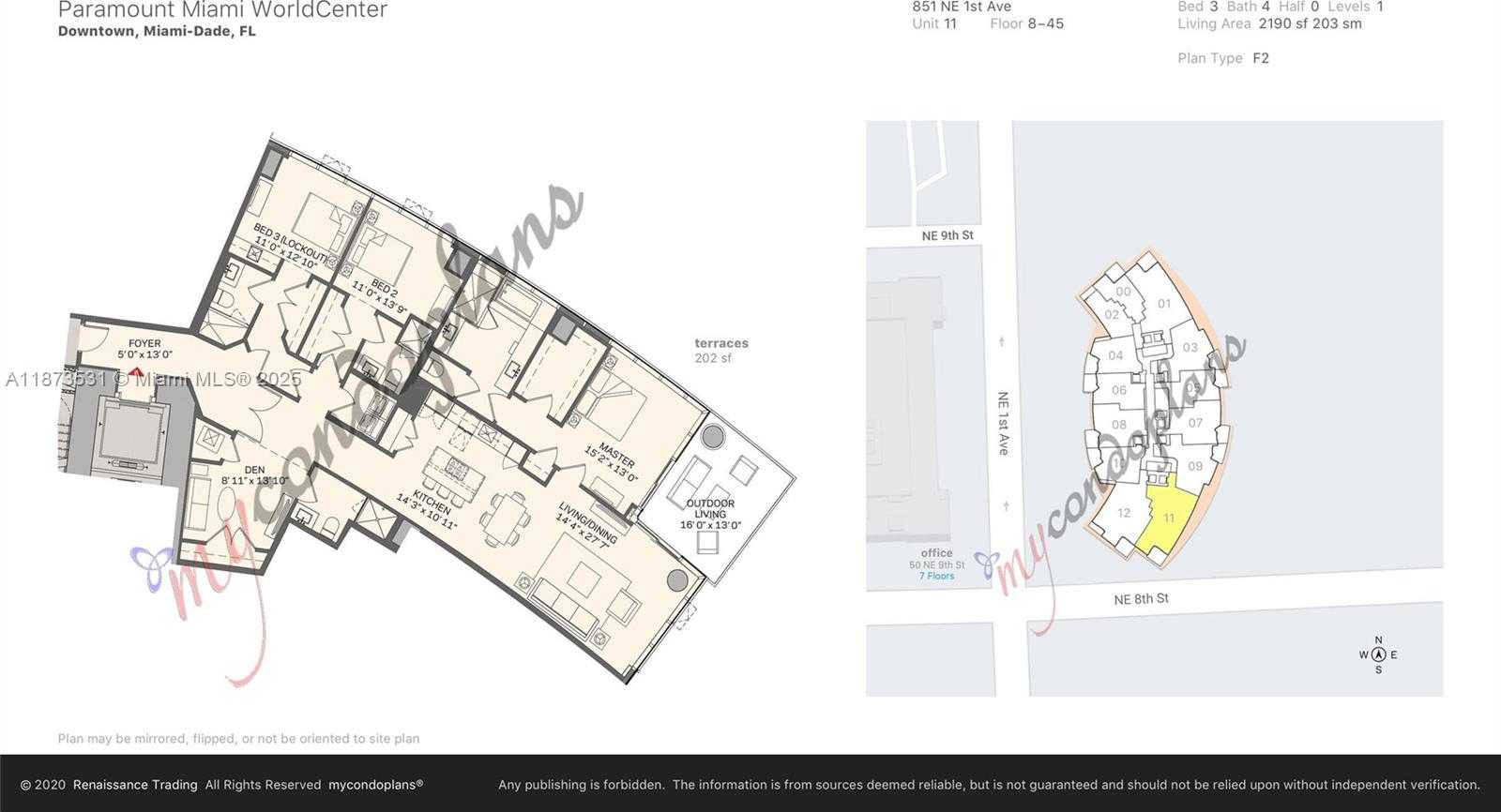 Small Image of 851 NORTH EAST 1ST AVE #1611, Miami Number 20