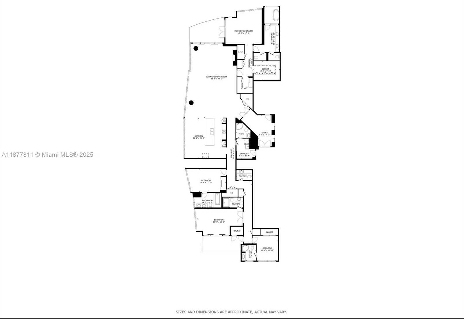Small Image of 17975 COLLINS AVE #N-1802, Sunny Isles Beach Number 33