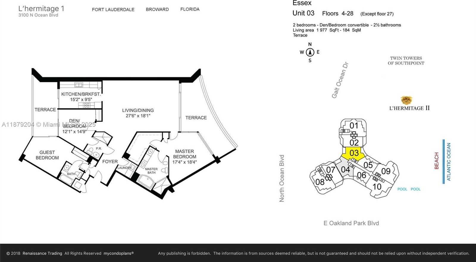 Small Image of 3100 NORTH OCEAN BLVD #803, Fort Lauderdale Number 33