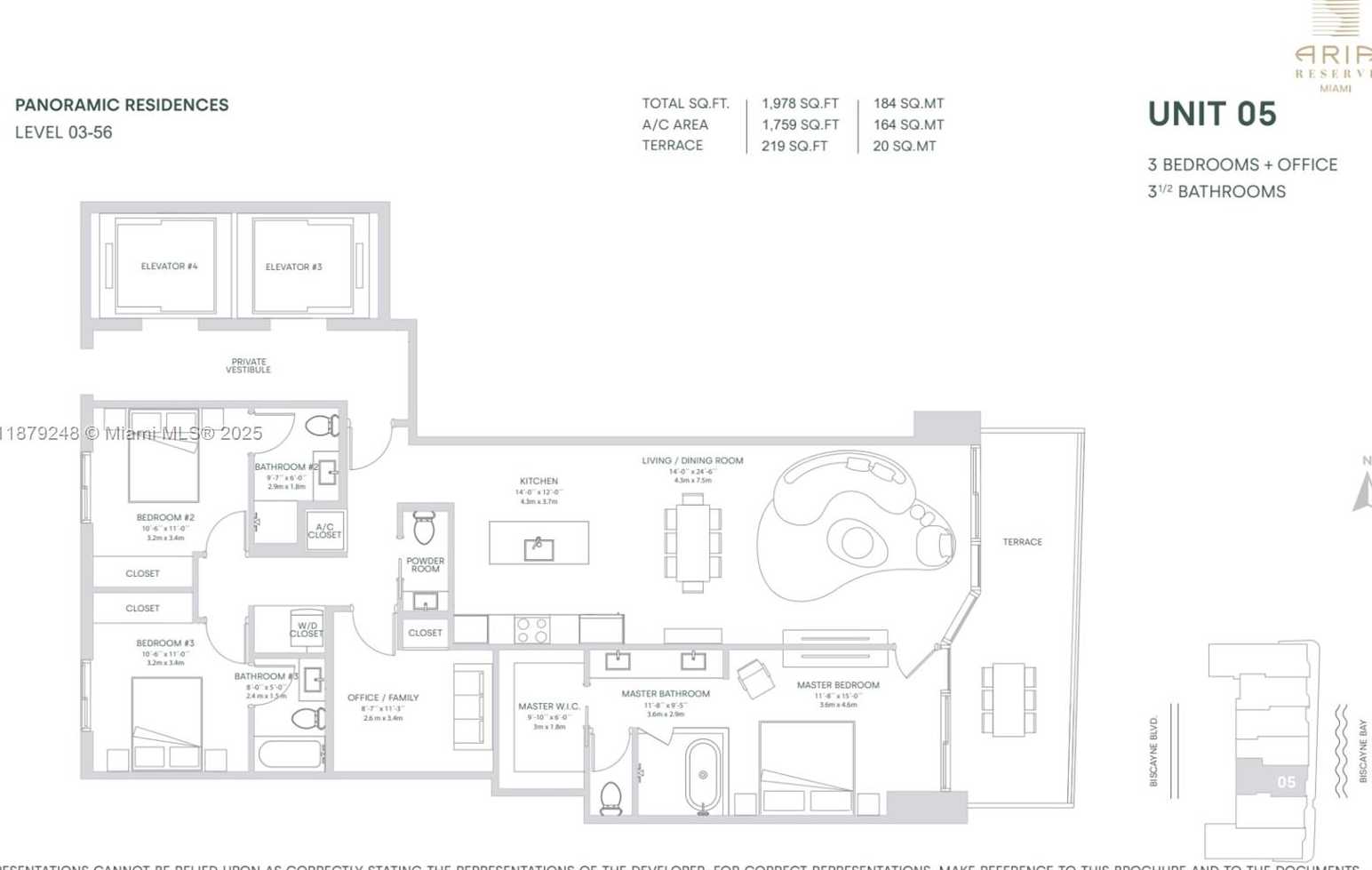 Small Image of 700 NORTH EAST 24 ST #4805, Miami Number 31