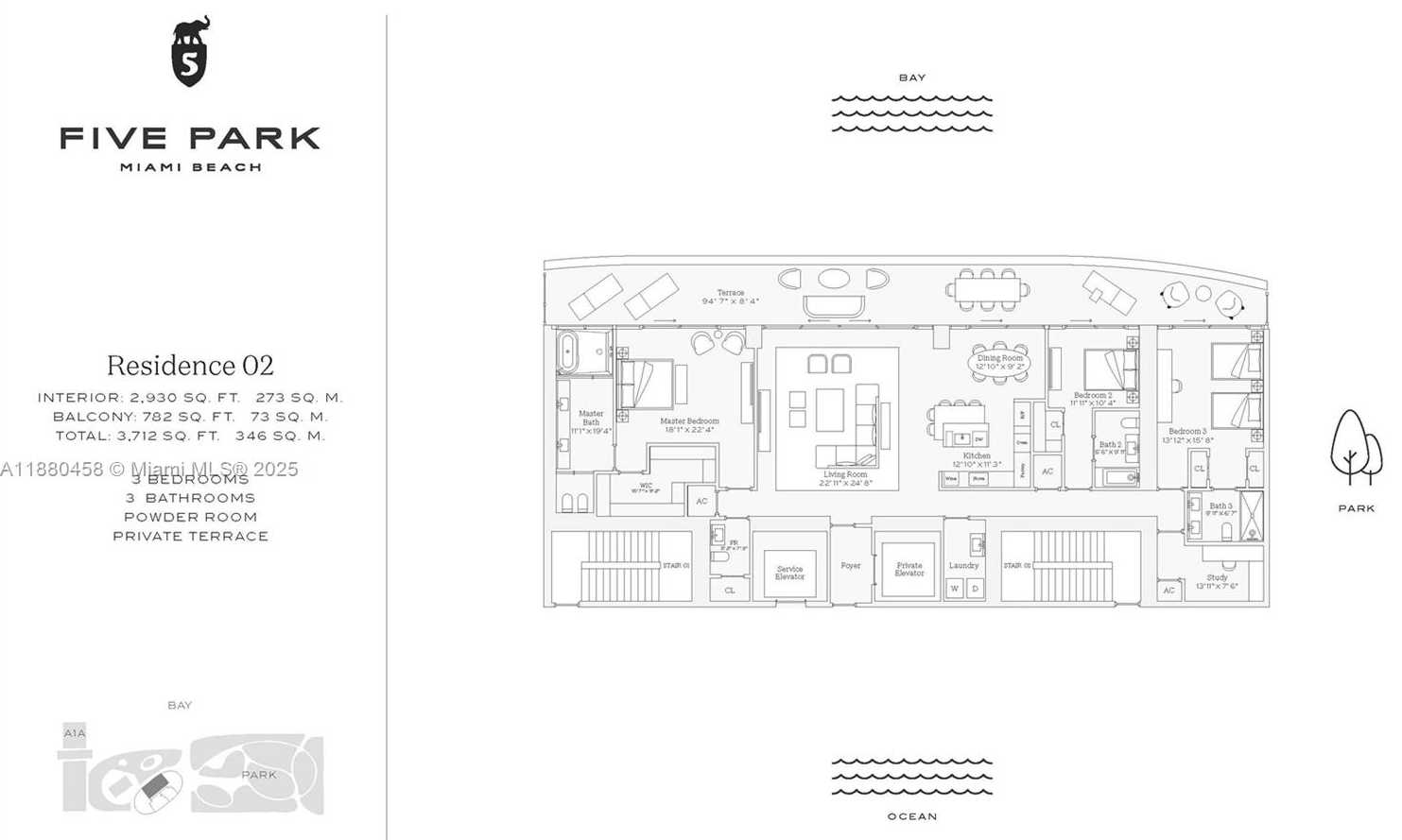 Small Image of 500 ALTON RD #2802, Miami Beach Number 50
