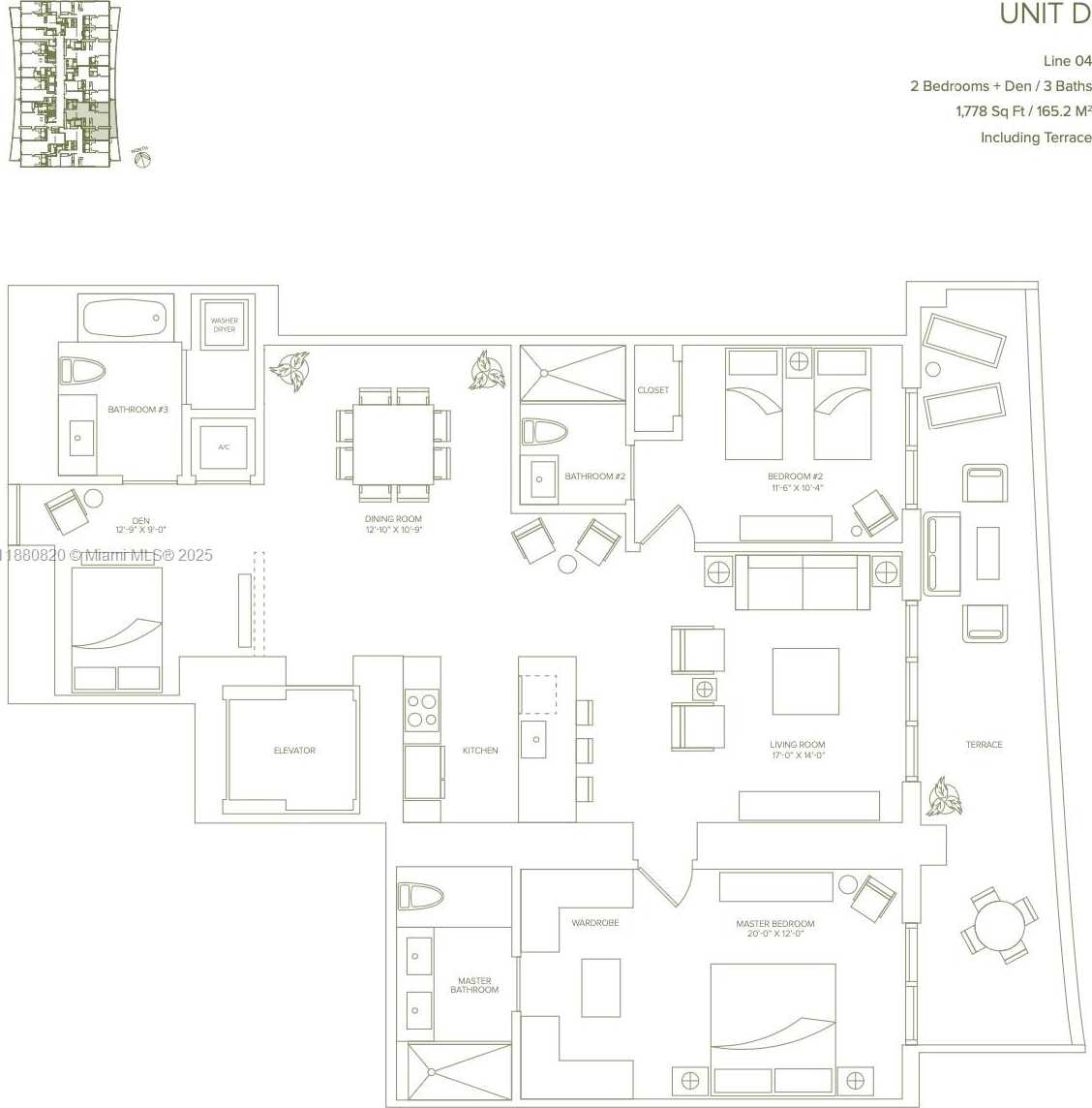 Small Image of 1010 BRICKELL AVE #1504, Miami Number 37