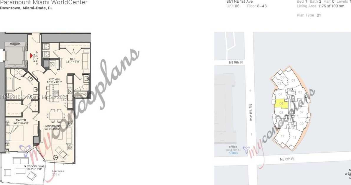 Small Image of 851 NORTH EAST 1ST AVE #3010, Miami Number 31