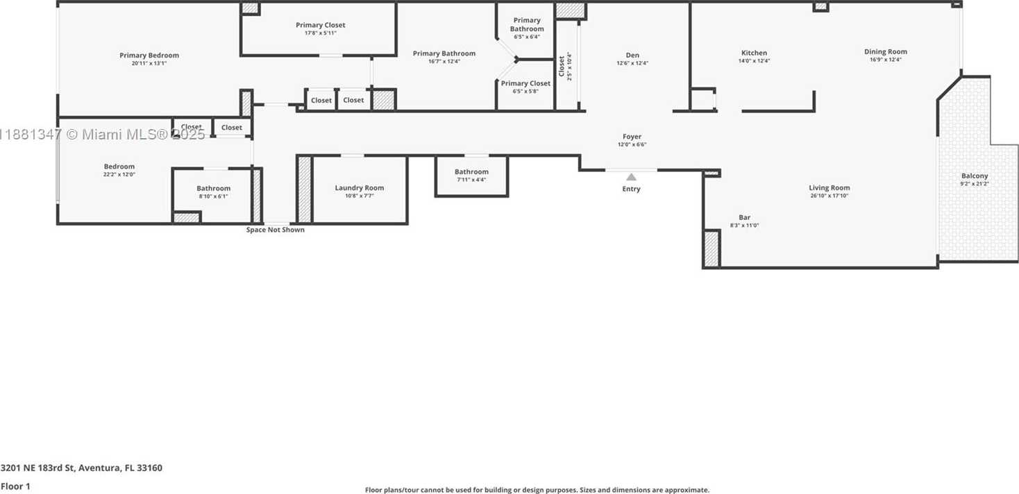 Small Image of 3201 NORTH EAST 183RD ST #1405, Aventura Number 39