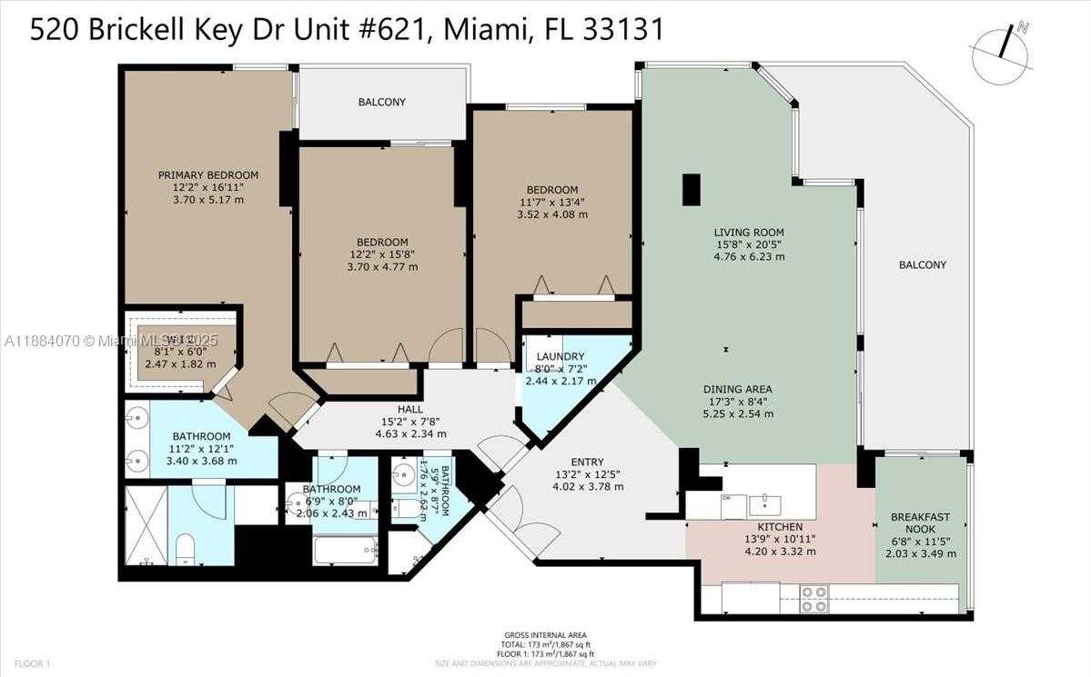 Small Image of 520 BRICKELL KEY DR #A621, Miami Number 3