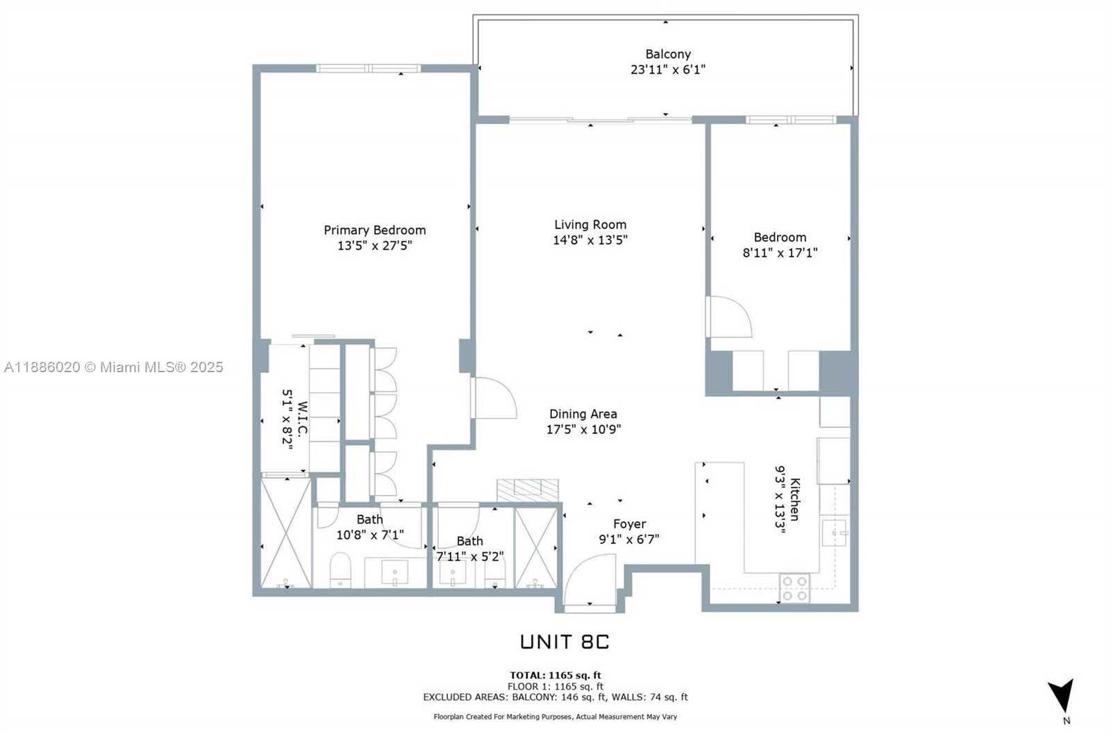 Small Image of 5001 COLLINS AVE #8C, Miami Beach Number 27