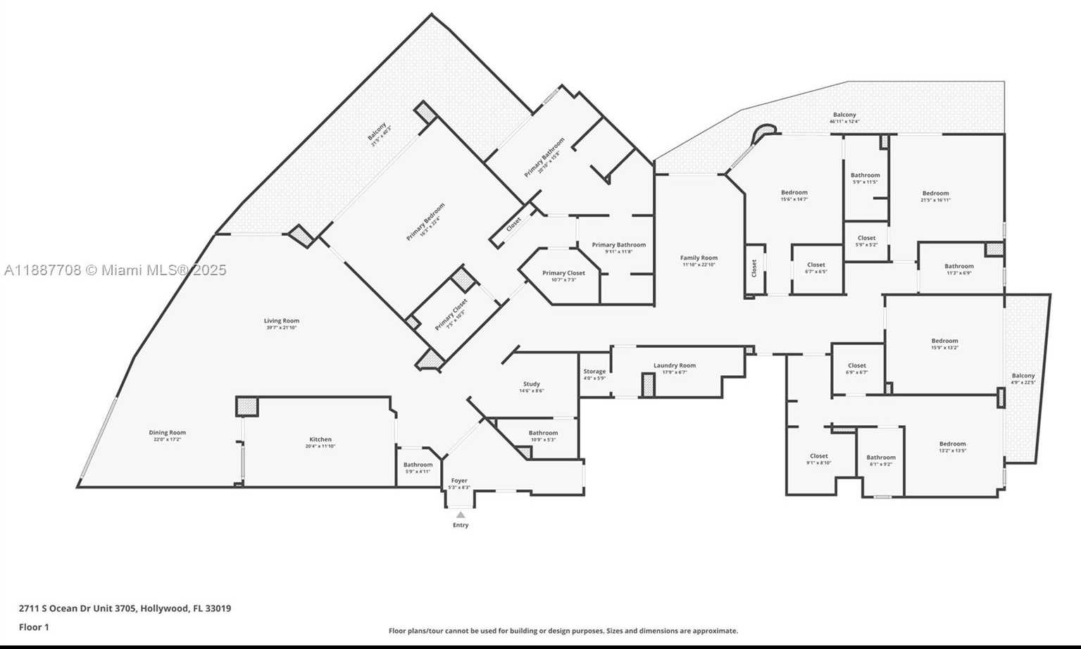 Small Image of 2711 SOUTH OCEAN DR #3705, Hollywood Number 70