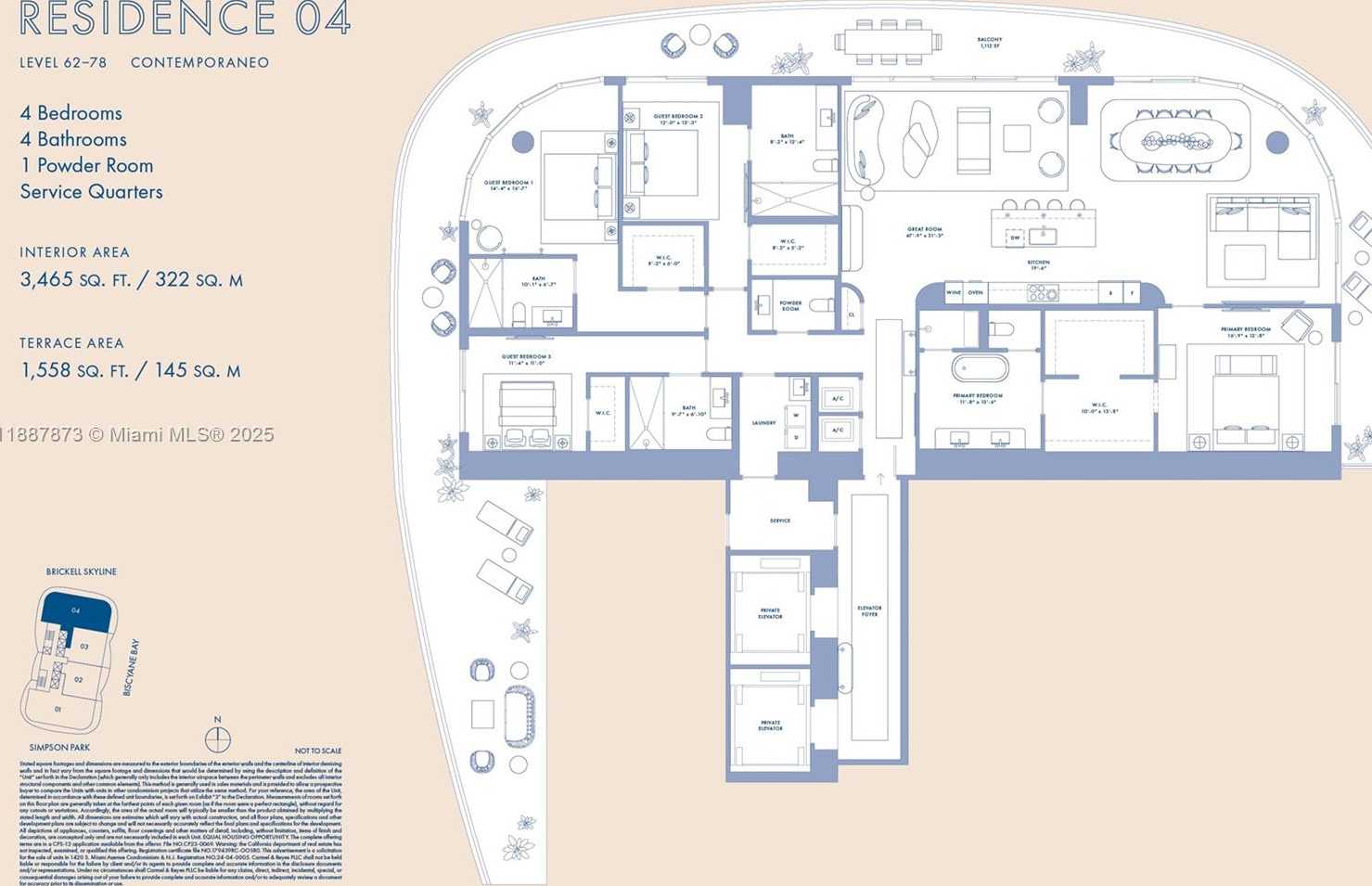 Small Image of 1420 SOUTH MIAMI AVE #7204, Miami Number 13