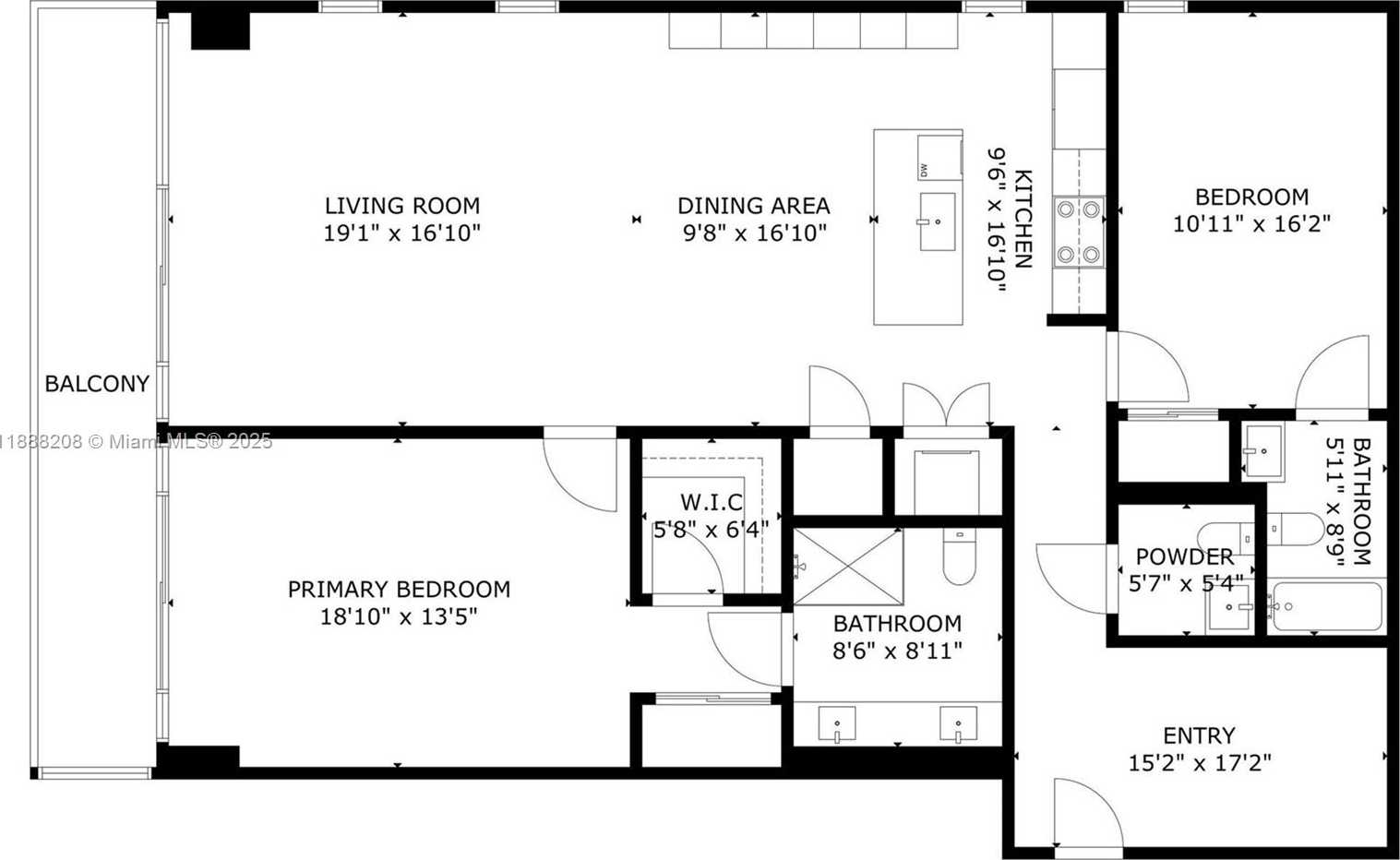 Small Image of 3156 SOUTH WEST 27TH AVE #203, Miami Number 23