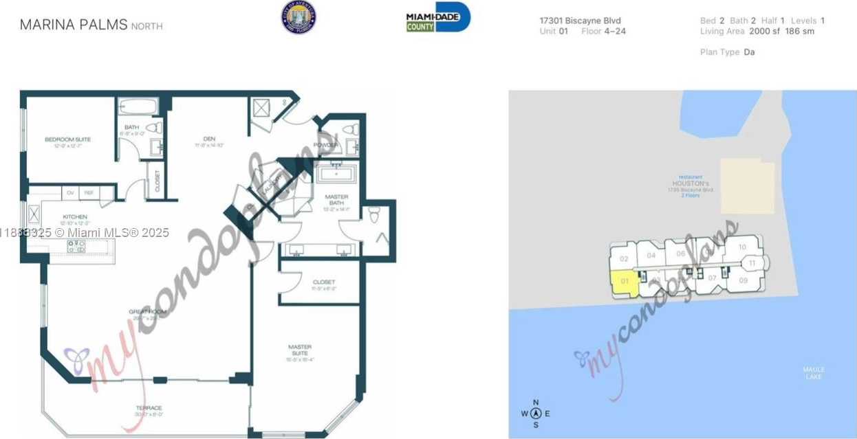 Small Image of 17301 BISCAYNE BLVD #501, North Miami Beach Number 15