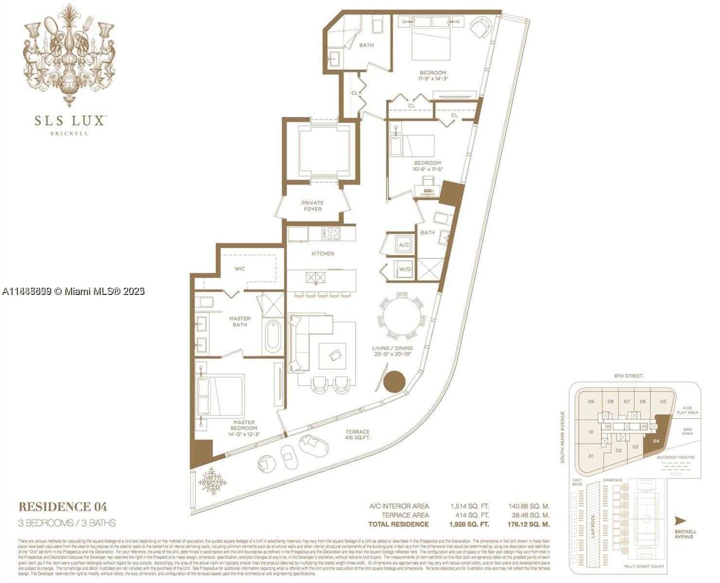 Small Image of 801 SOUTH MIAMI AVE #3304, Miami Number 23