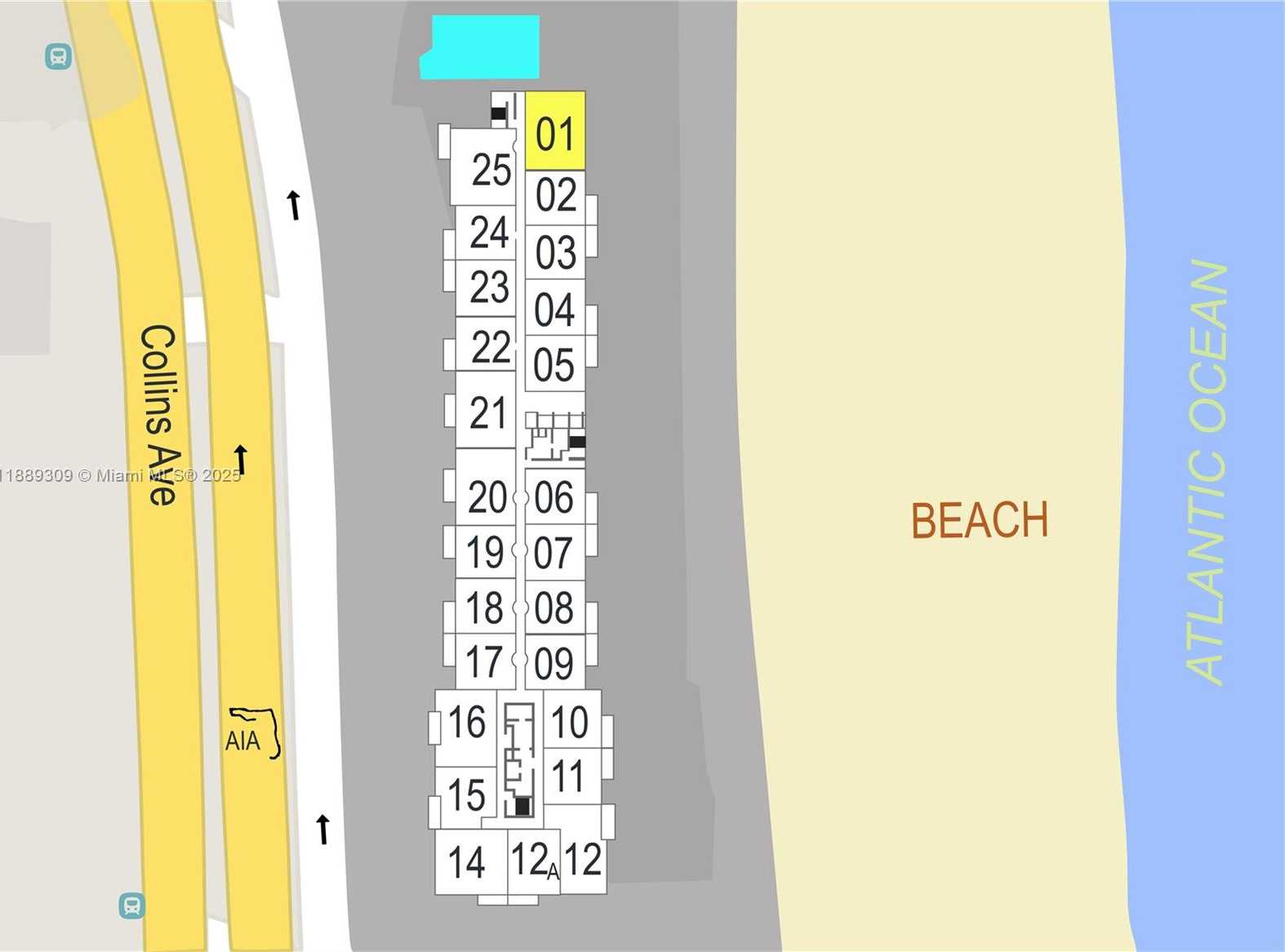 Small Image of 5601 COLLINS AVE #1001, Miami Beach Number 46