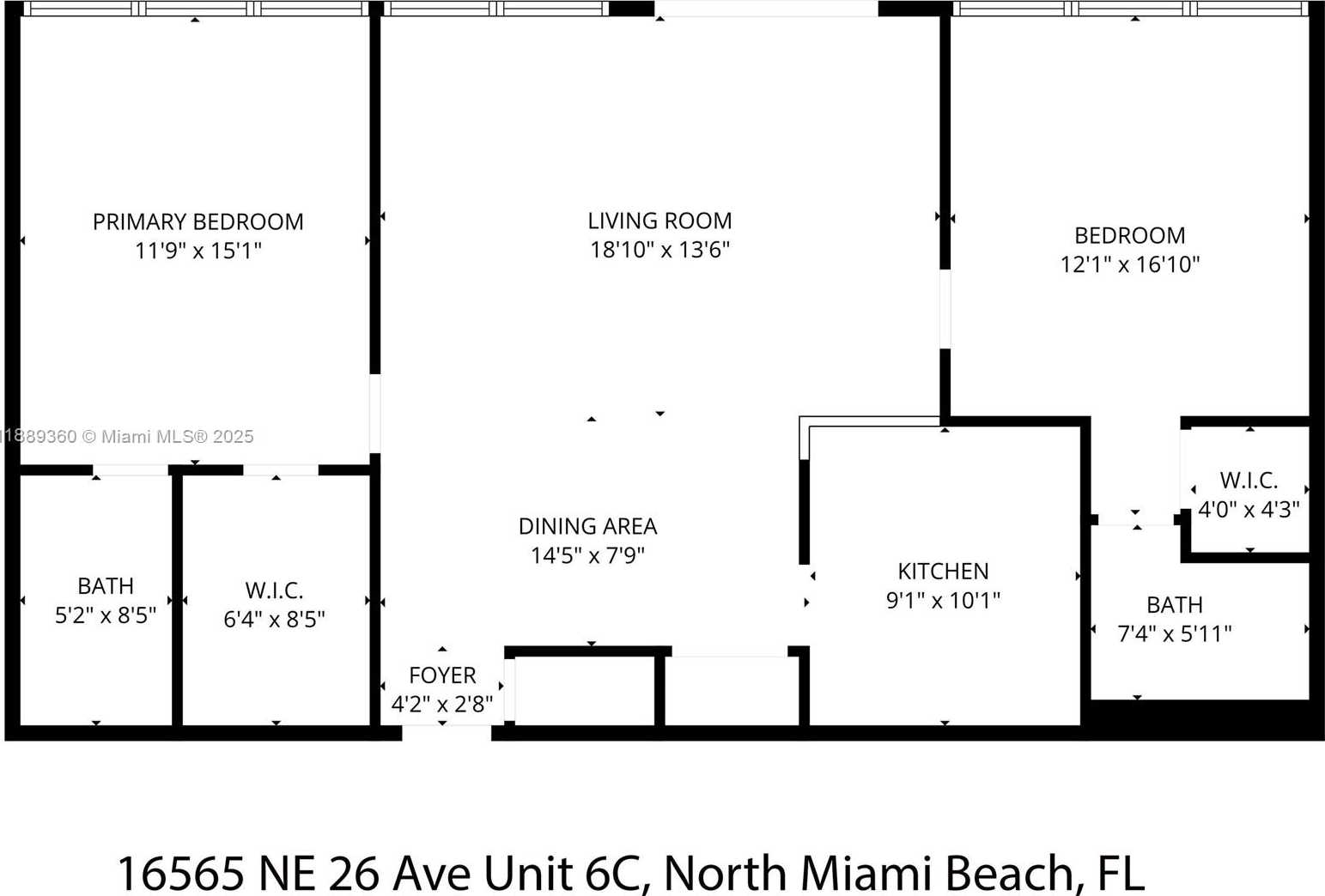 Small Image of 16565 NORTH EAST 26TH AVE #6C, North Miami Beach Number 40