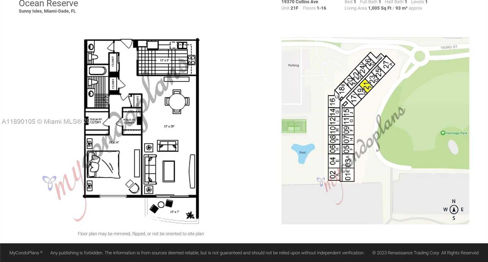 Small Image of 19370 COLLINS AVE #1121, Sunny Isles Beach Number 29