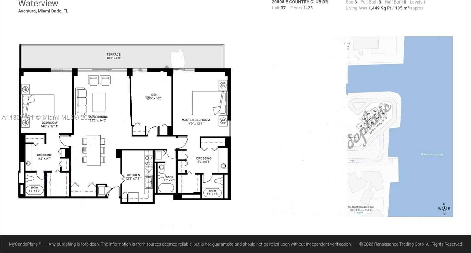Small Image of 20505 EAST COUNTRY CLUB DR #1537, Aventura Number 5