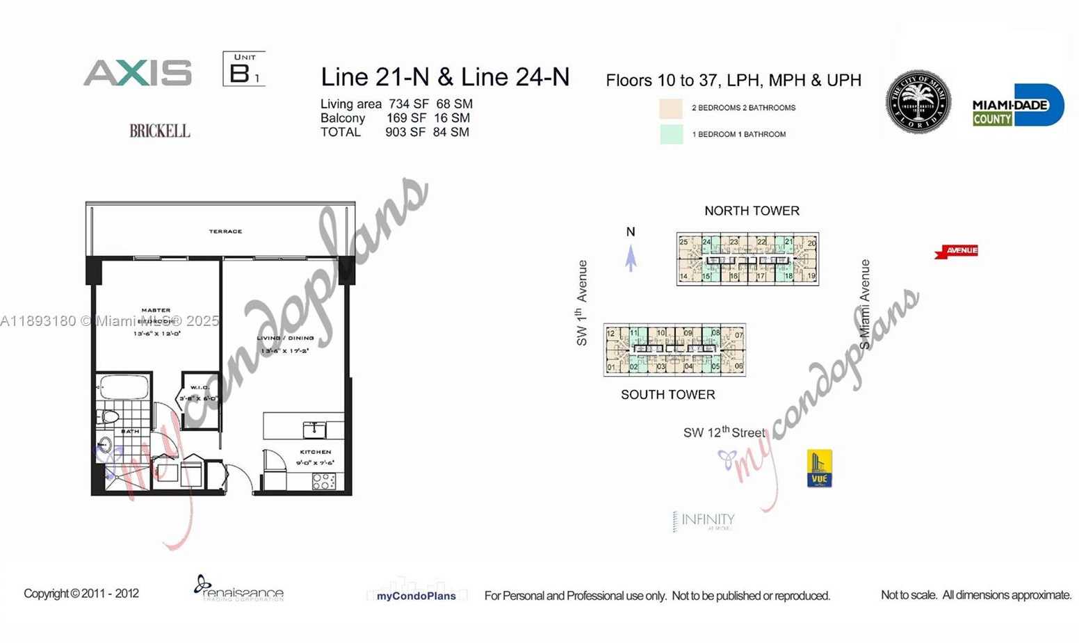 Small Image of 1111 SOUTH WEST 1ST AVE #2624-N, Miami Number 22