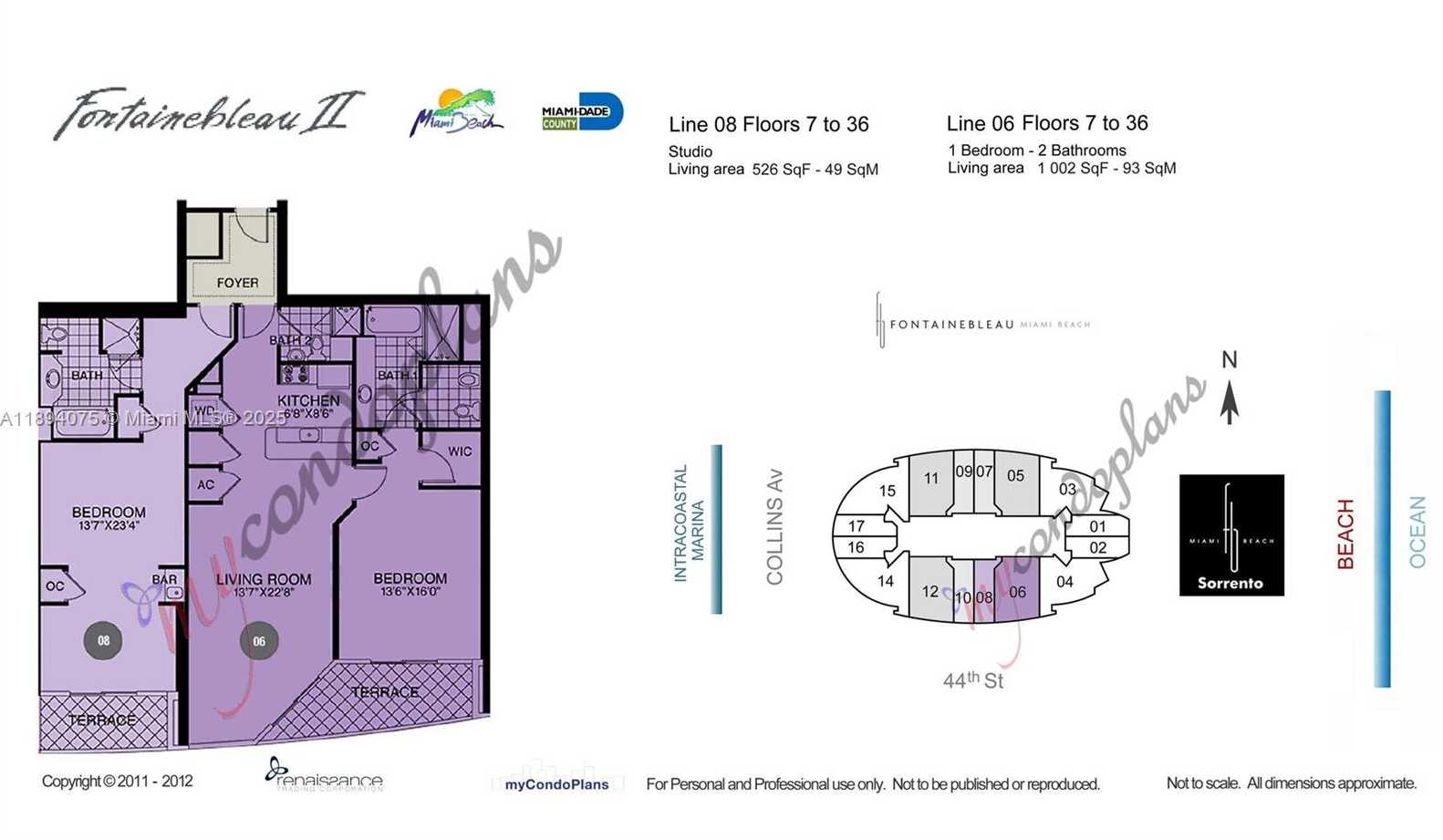 Small Image of 4401 COLLINS AVE #1408, Miami Beach Number 2
