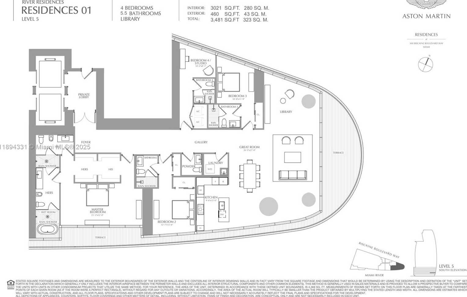 Small Image of 300 BISCAYNE BOULEVARD WAY #501E, Miami Number 5