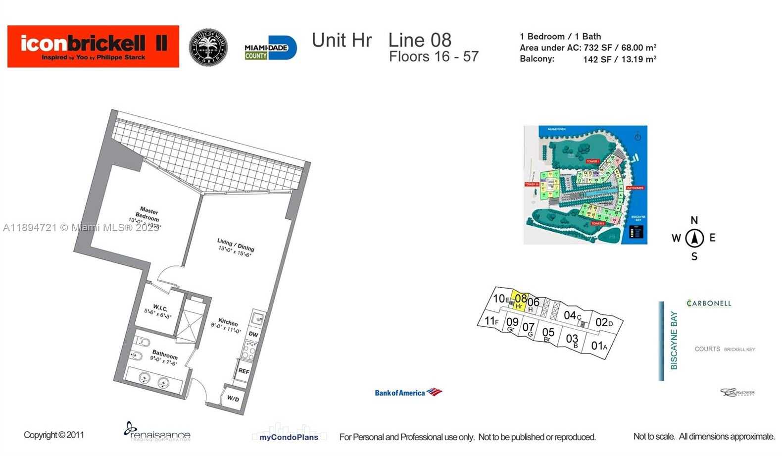 Small Image of 495 BRICKELL AVE #3208, Miami Number 50