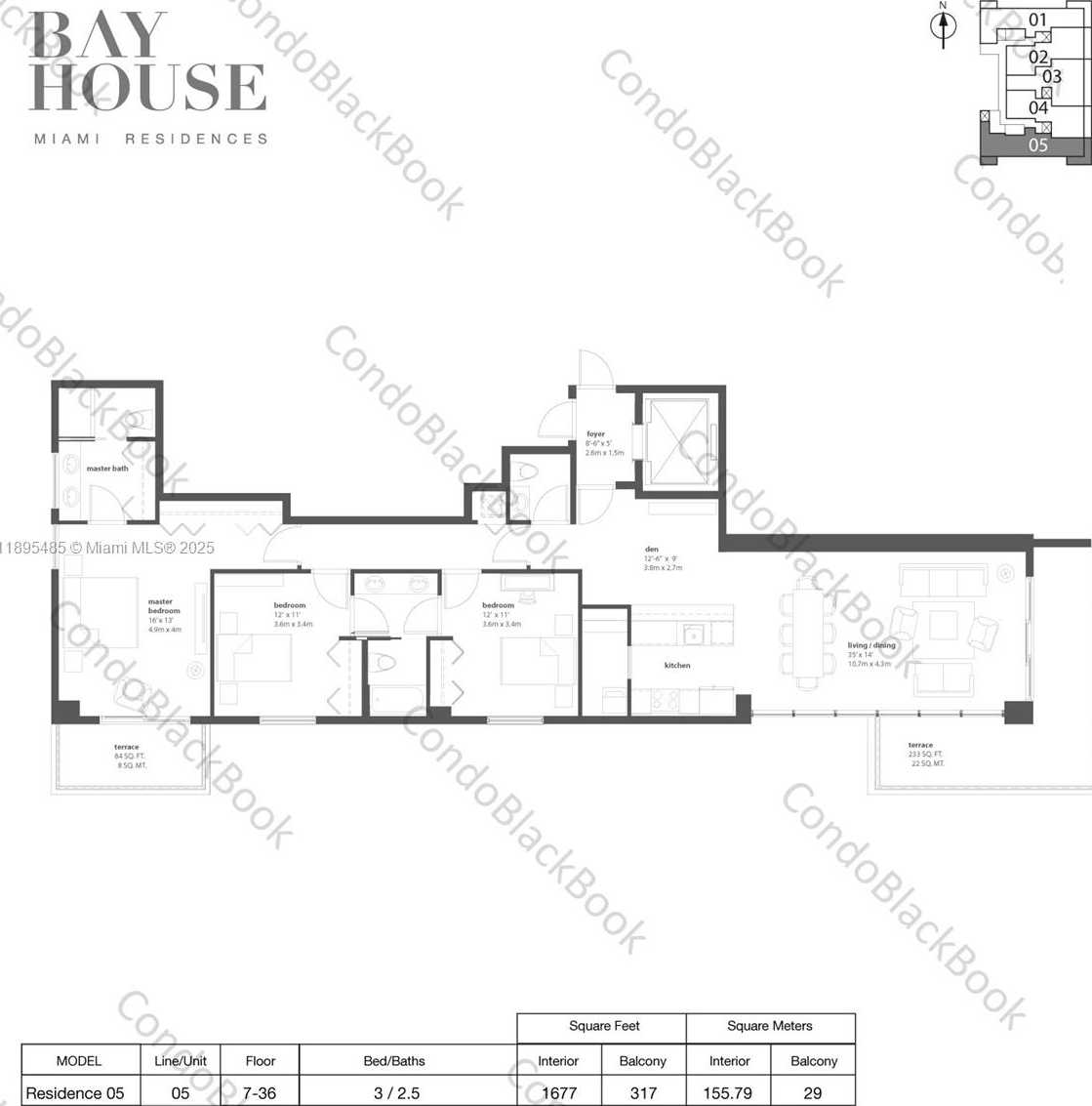 Small Image of 600 NORTH EAST 27TH ST #3105, Miami Number 30