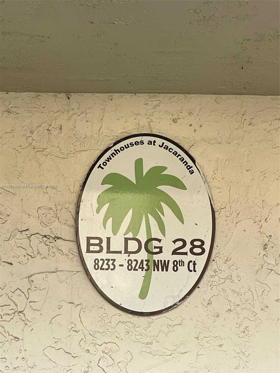 Small Image of 8237 NORTH WEST 8TH CT #4, Plantation Number 61