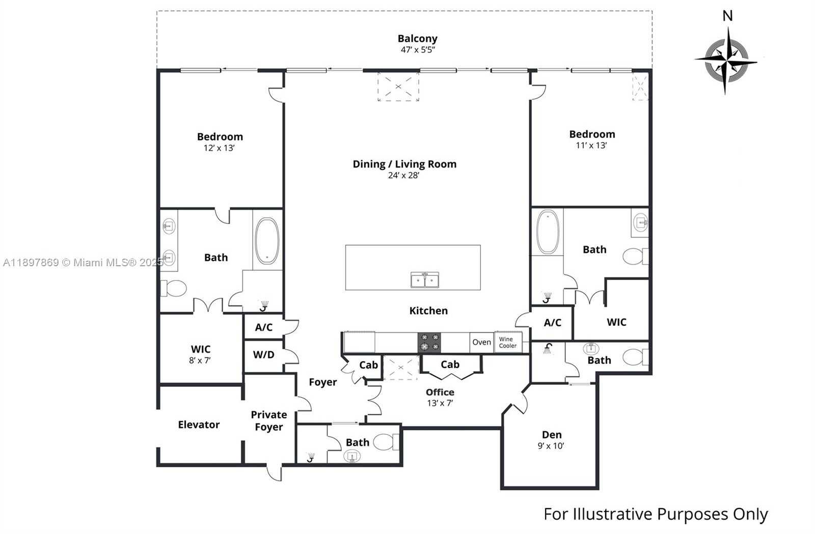 Small Image of 801 SOUTH MIAMI AVE #4507/8, Miami Number 30