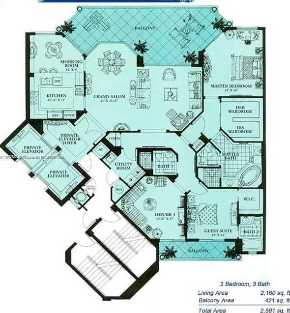 Small Image of 13627 DEERING BAY DR #1002, Coral Gables Number 10