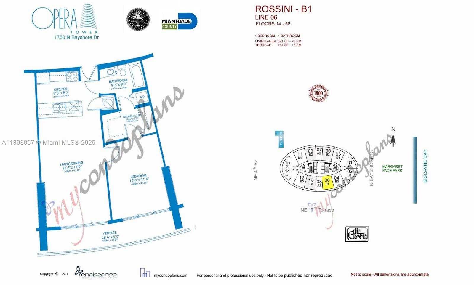 Small Image of 1750 NORTH BAYSHORE DR #3906, Miami Number 19