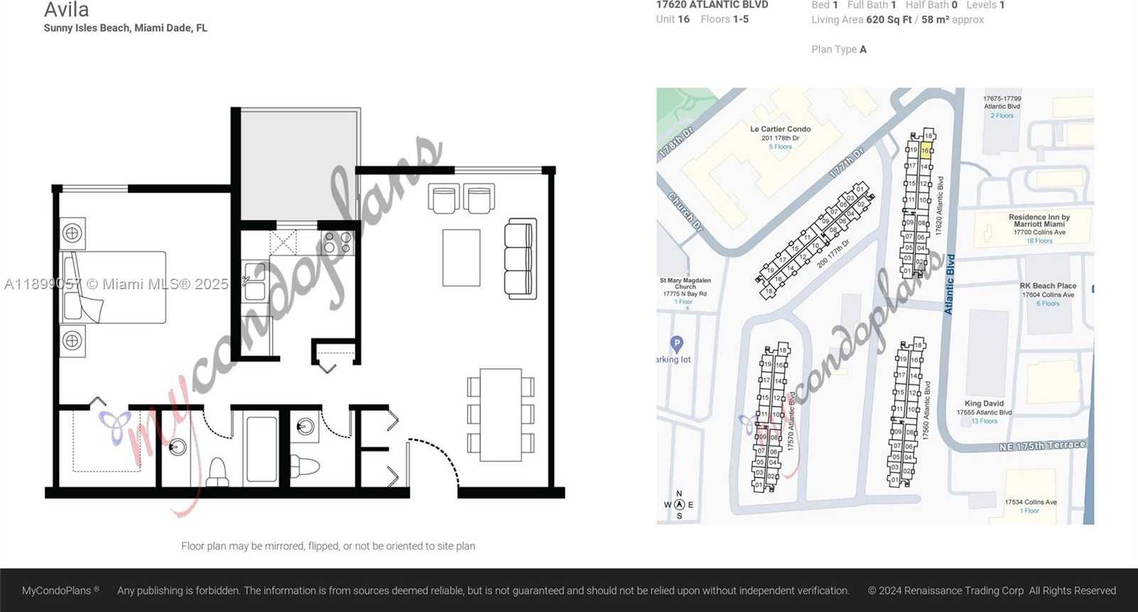 Small Image of 17620 ATLANTIC BLVD #316, Sunny Isles Beach Number 17