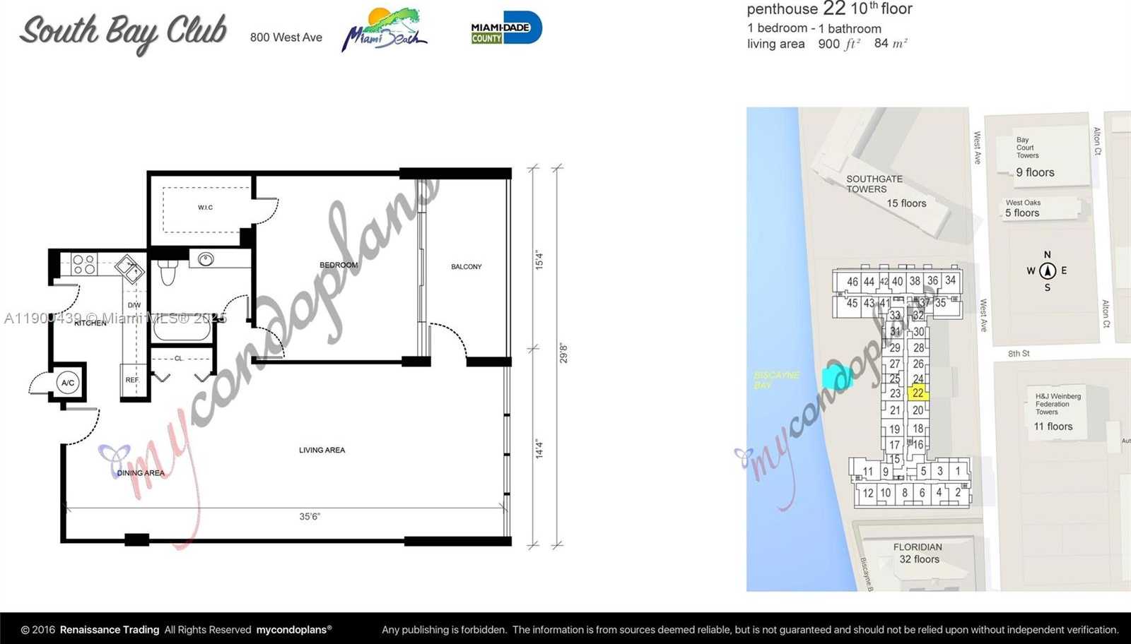 Small Image of 800 WEST AVE #PH22, Miami Beach Number 57