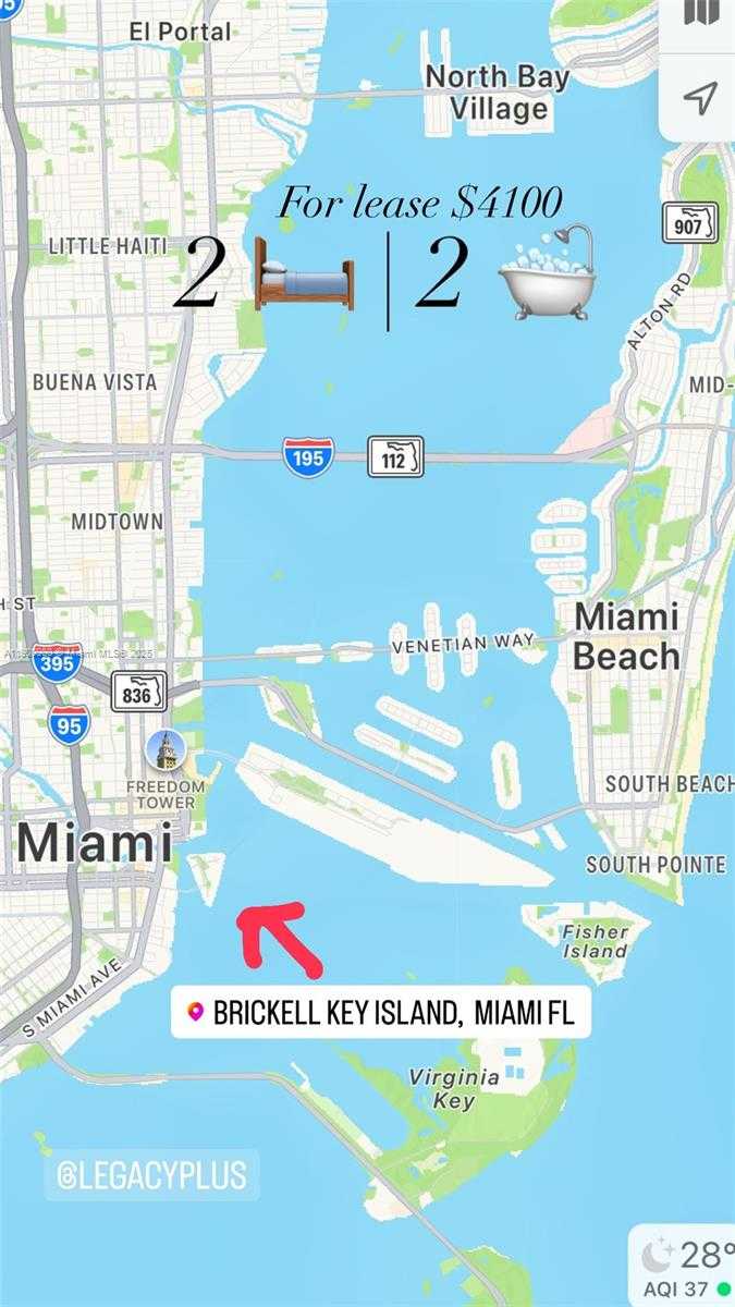 Small Image of 770 SOUTH CLAUGHTON ISLAND DR #1004, Miami Number 25