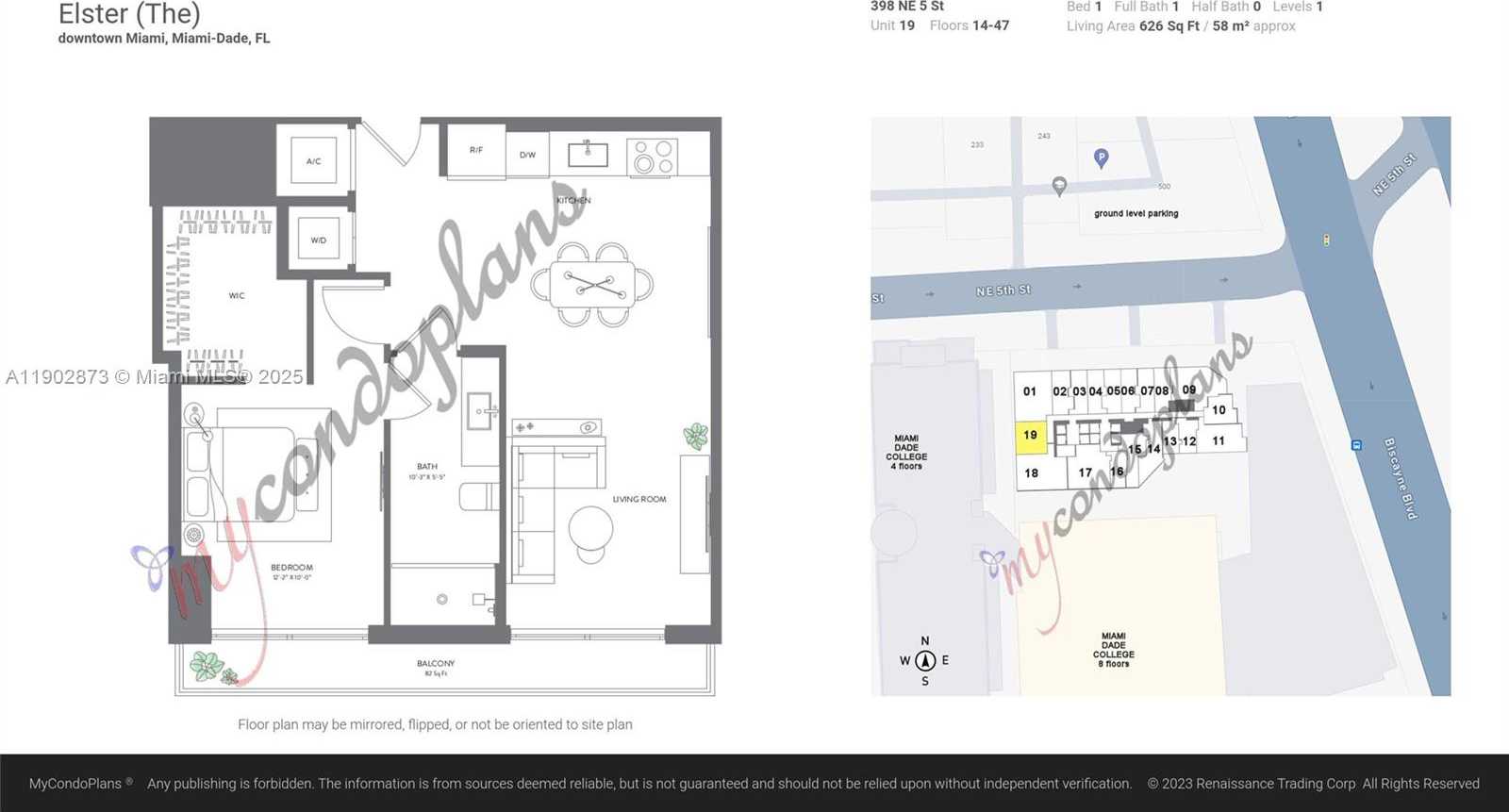 Small Image of 398 NORTH EAST 5TH ST #4719, Miami Number 7