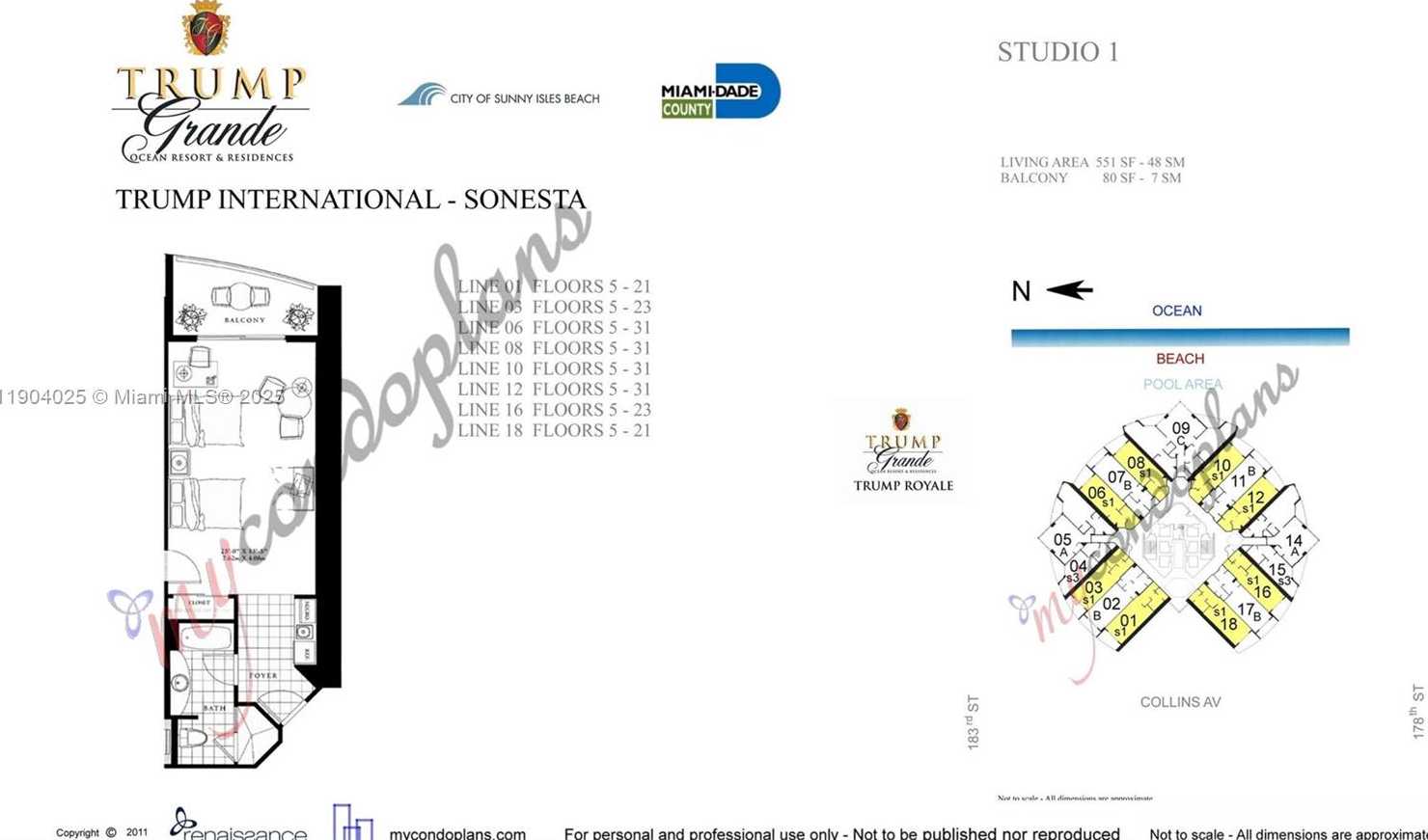 Small Image of 18001 COLLINS AVE #1608, Sunny Isles Beach Number 10