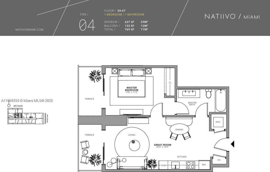 Small Image of 159 NORTH EAST 6TH ST #2404, Miami Number 8