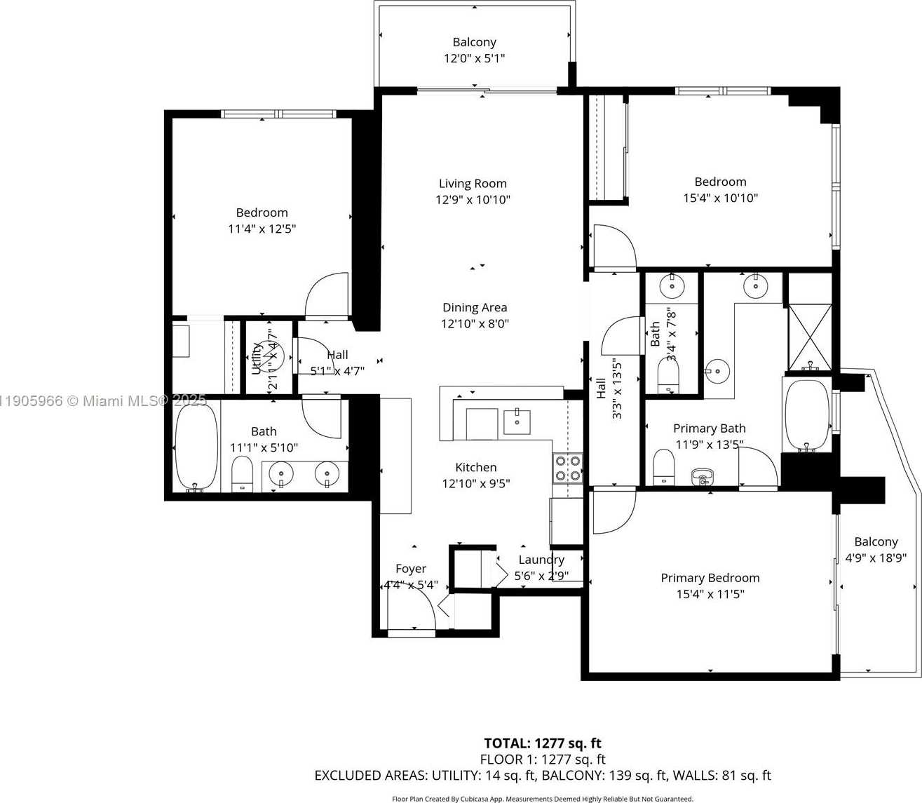 Small Image of 31 SOUTH EAST 5TH ST #4018, Miami Number 23