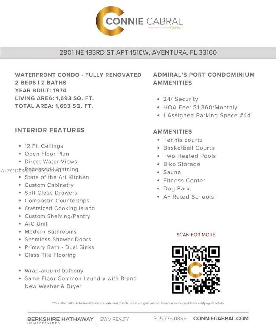 Small Image of 2801 NORTH EAST 183RD ST #1516W, Aventura Number 39