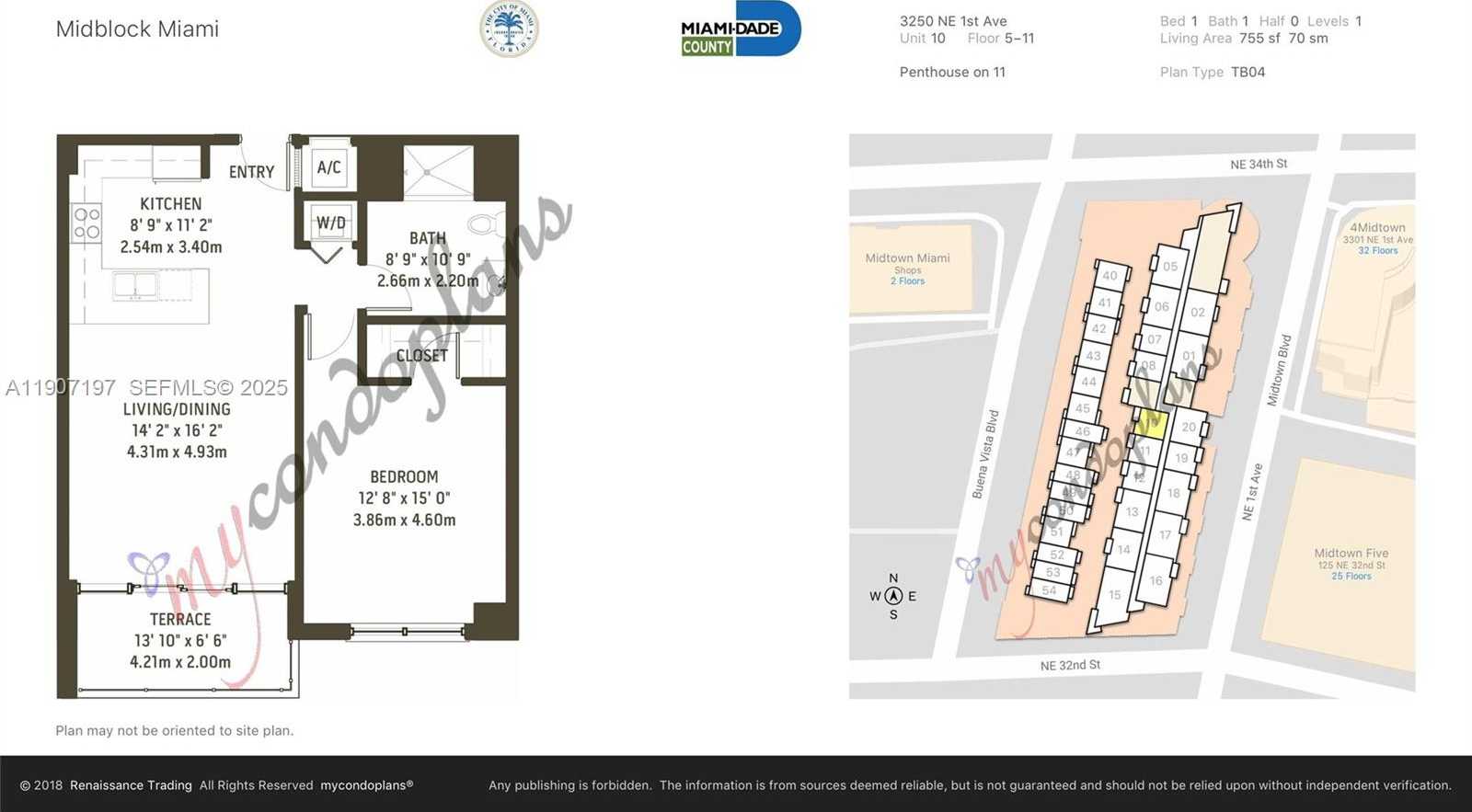 Small Image of 3250 NORTH EAST 1ST AVE #910, Miami Number 38