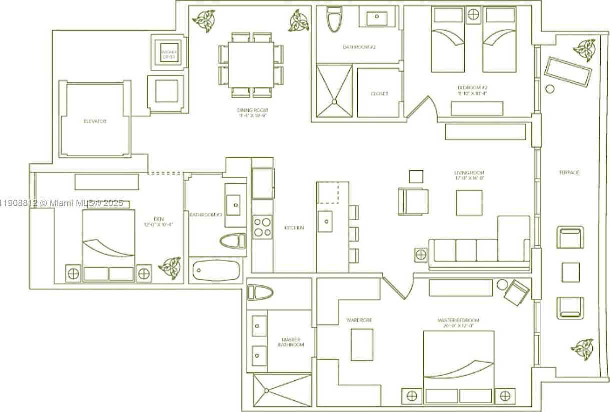 Small Image of 1010 BRICKELL AV #4203, Miami Number 6