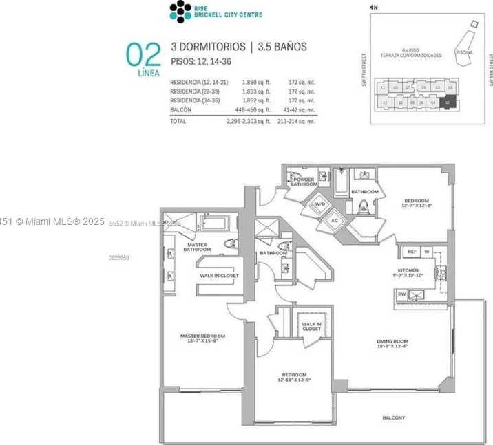 Small Image of 88 SOUTH WEST 7TH ST #2602, Miami Number 25