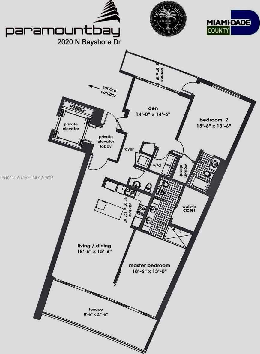 Small Image of 2020 NORTH BAYSHORE DR #2007, Miami Number 22