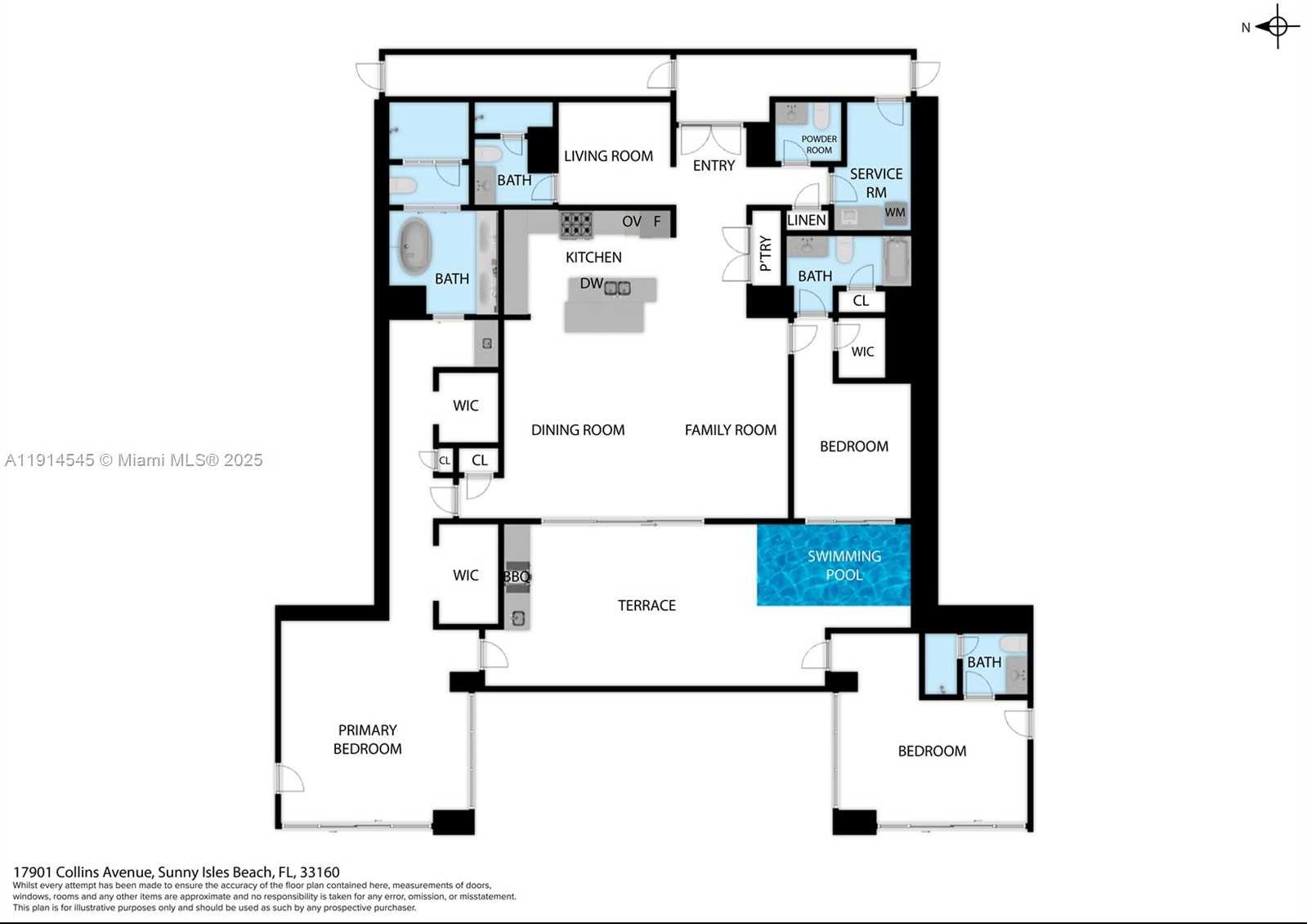 Small Image of 17901 COLLINS AVE #3406, Sunny Isles Beach Number 29