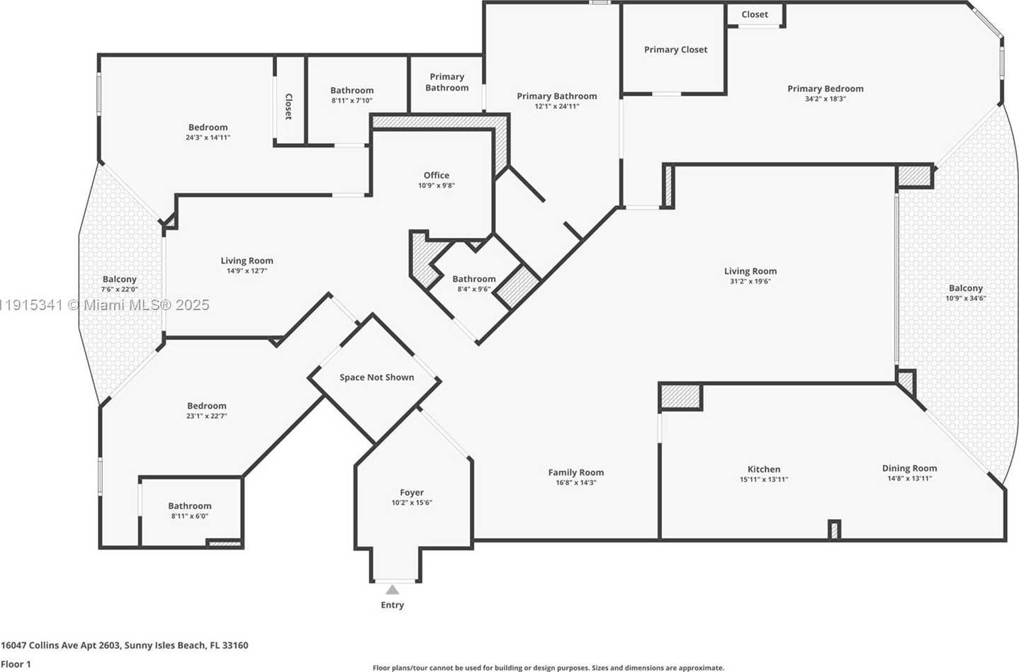 Small Image of 16047 COLLINS AVE #2603, Sunny Isles Beach Number 92