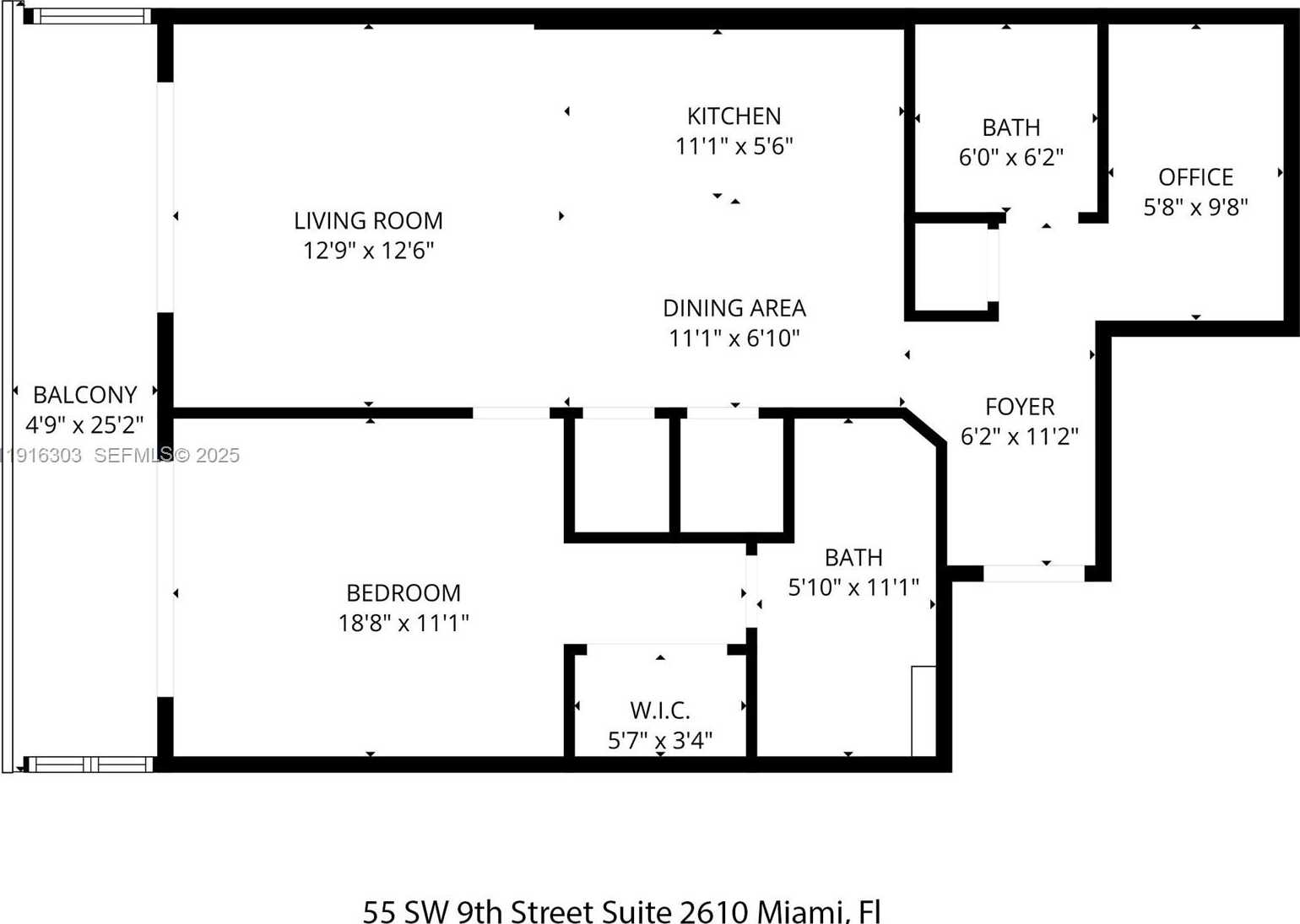 Small Image of 55 SOUTH WEST 9TH ST #2610, Miami Number 21