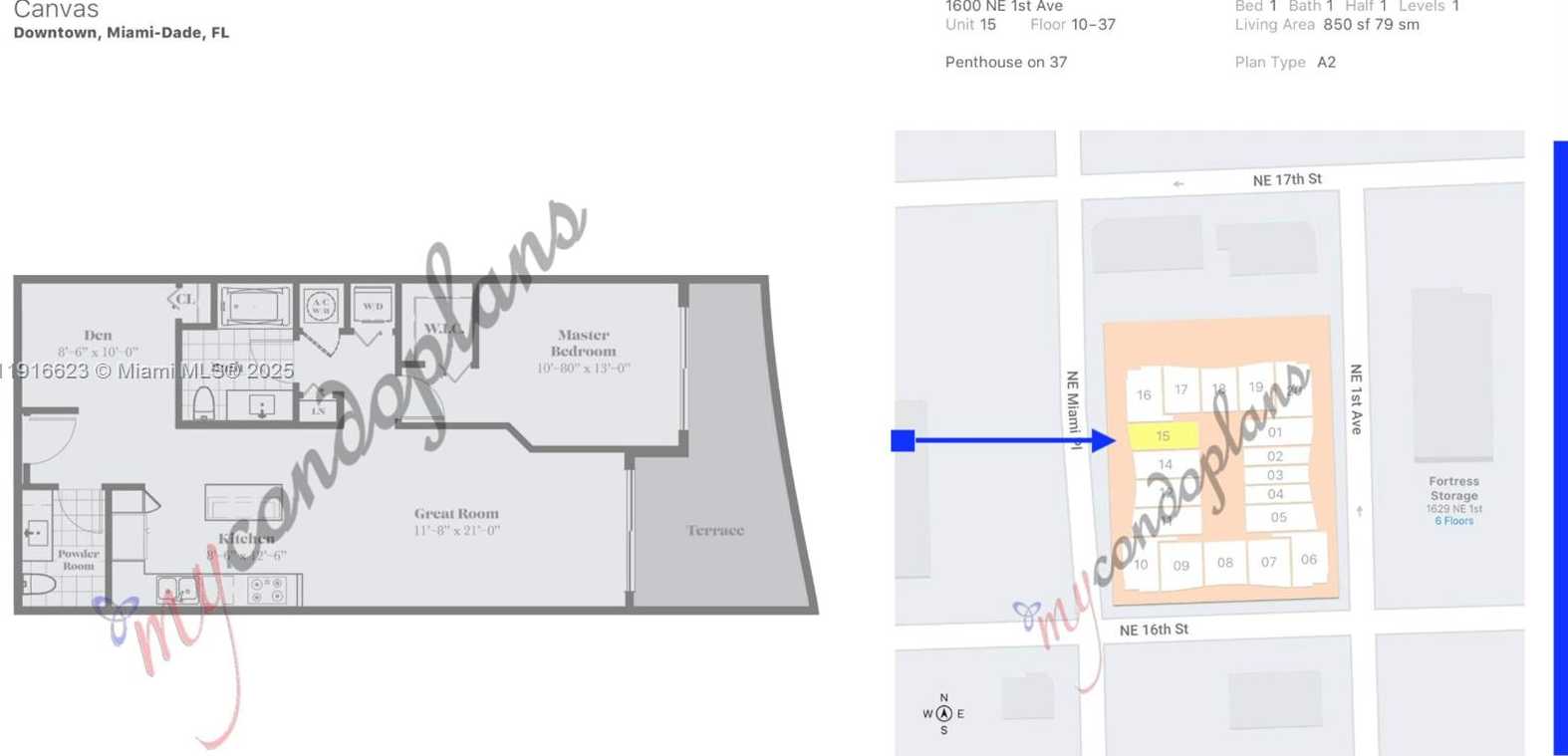 Small Image of 1600 NORTH EAST 1ST AVE #3315, Miami Number 2