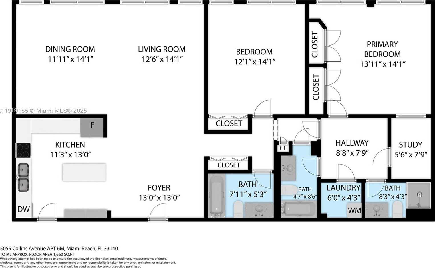 Small Image of 5055 COLLINS AVE #6M, Miami Beach Number 22